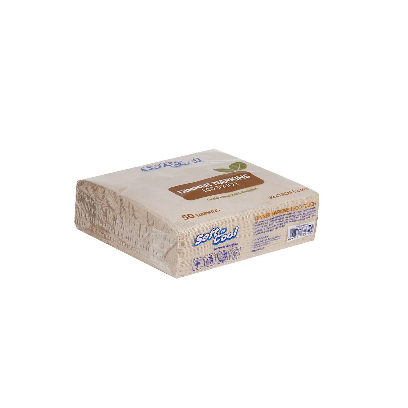 Soft n Cool Paper Folded Brown Napkin 33 X 33 cm - Image 7