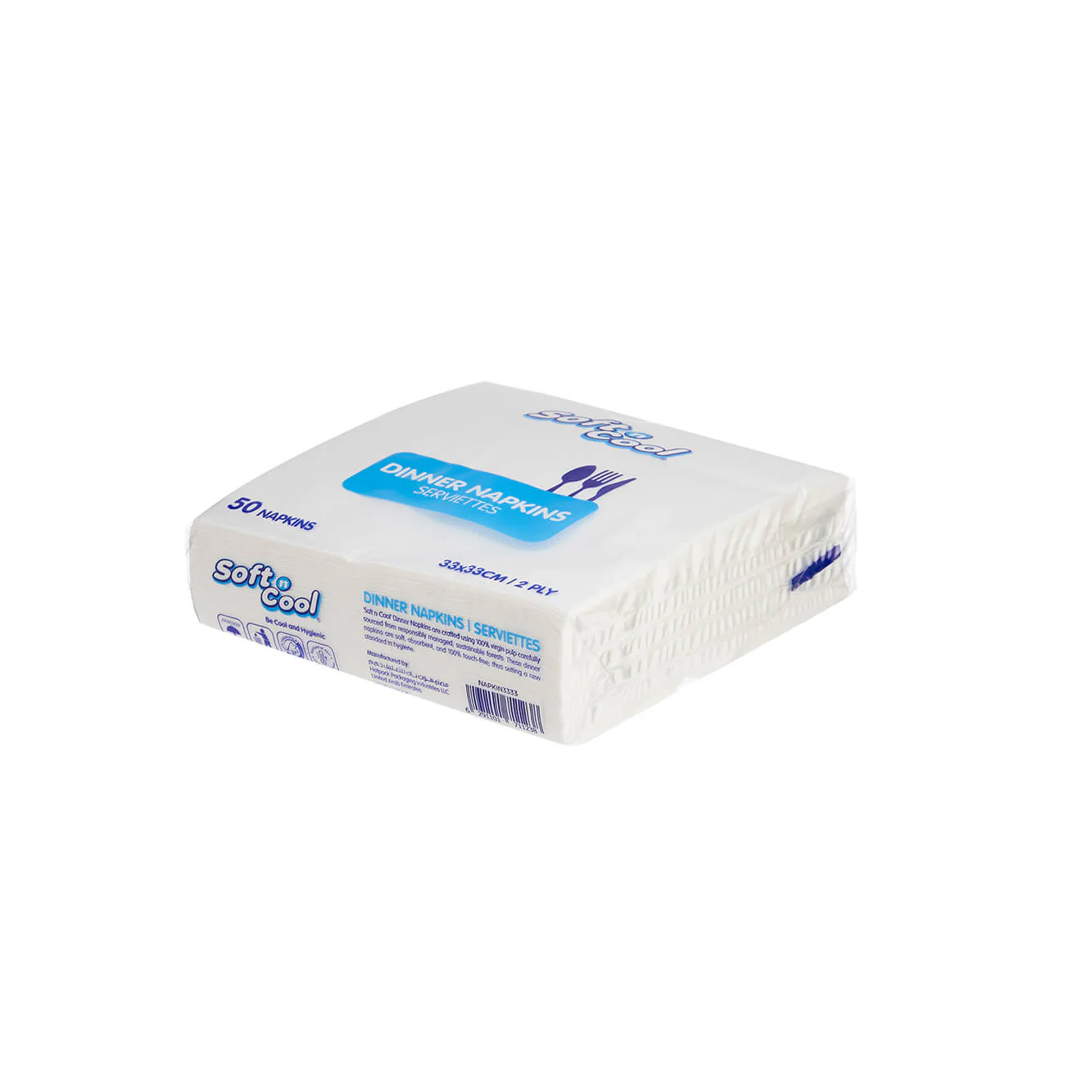 Soft n Cool Paper Folded Dinner Napkin 33 x 33 cm | 2000 Pieces - Image 8
