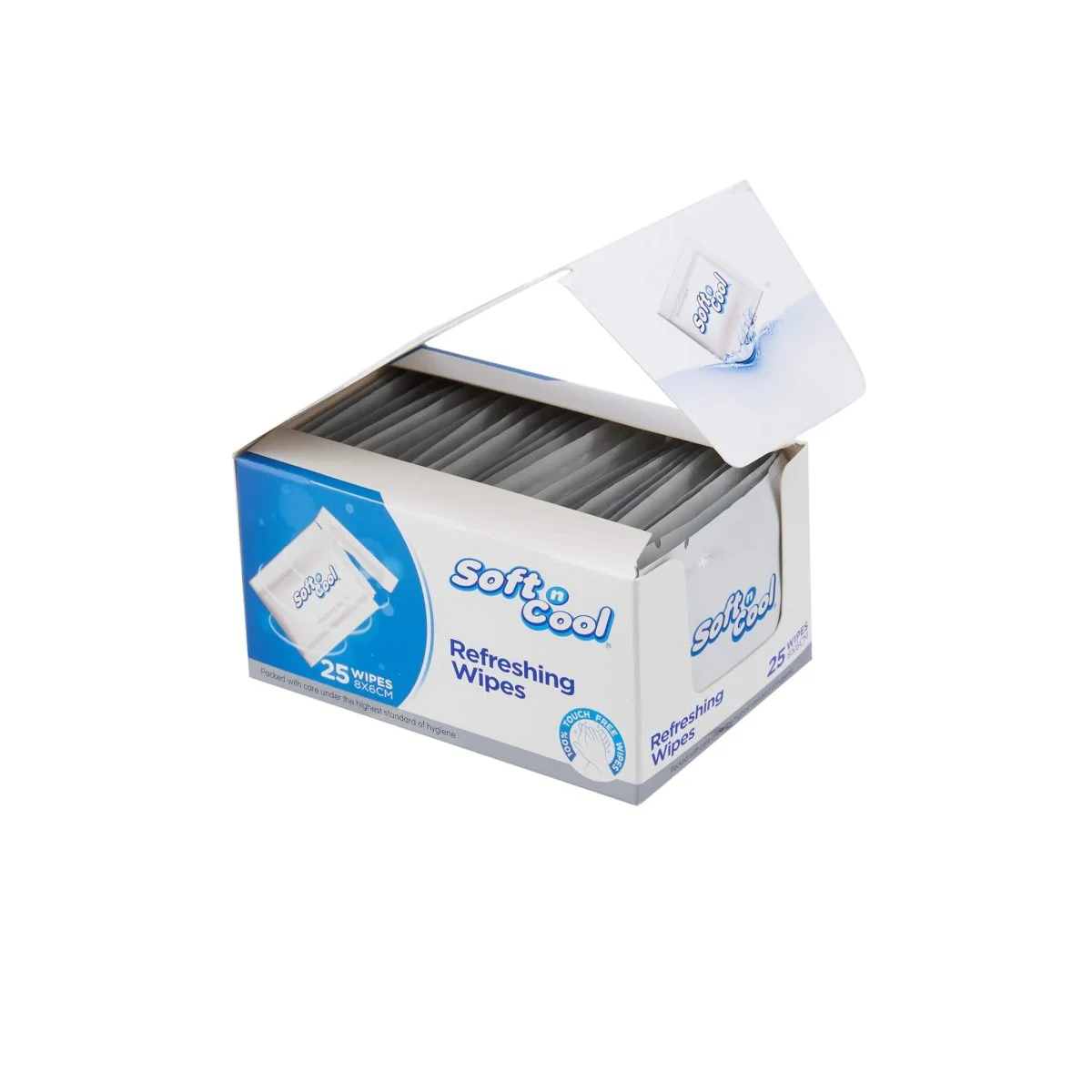 Soft n Cool Refreshing Wet Wipes 25 Pieces Box - Image 2