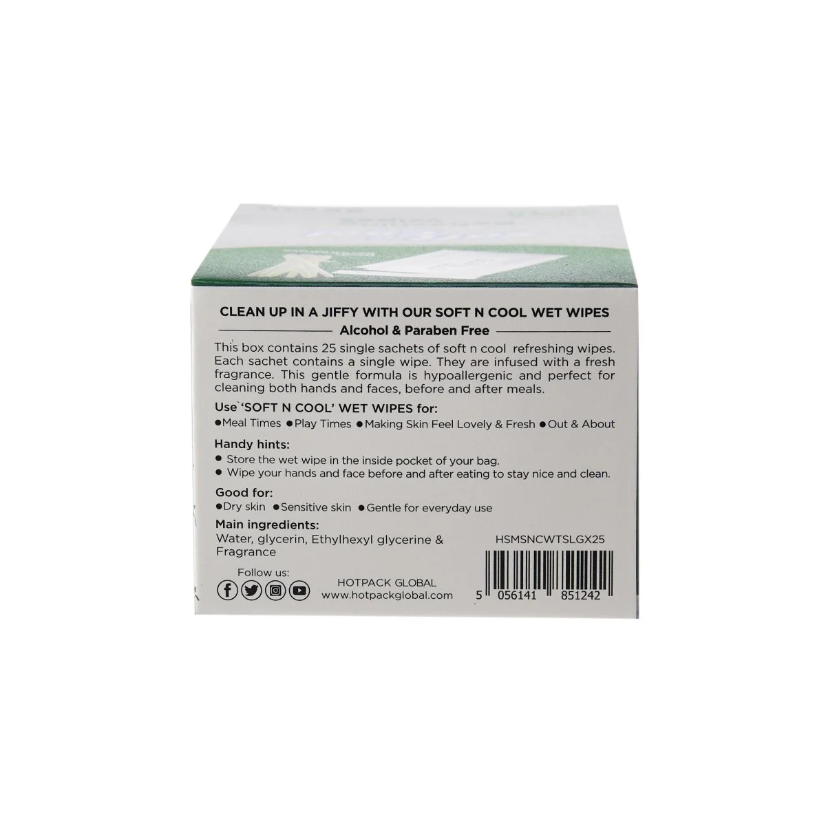 Soft n Cool Refreshing Wet Wipes Lemongrass Fragrance - Image 11