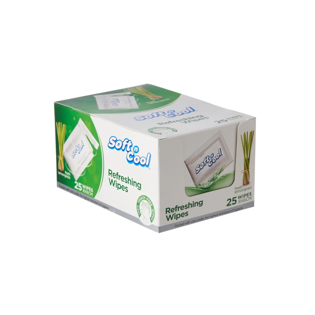 Soft n Cool Refreshing Wet Wipes Lemongrass Fragrance - Image 12