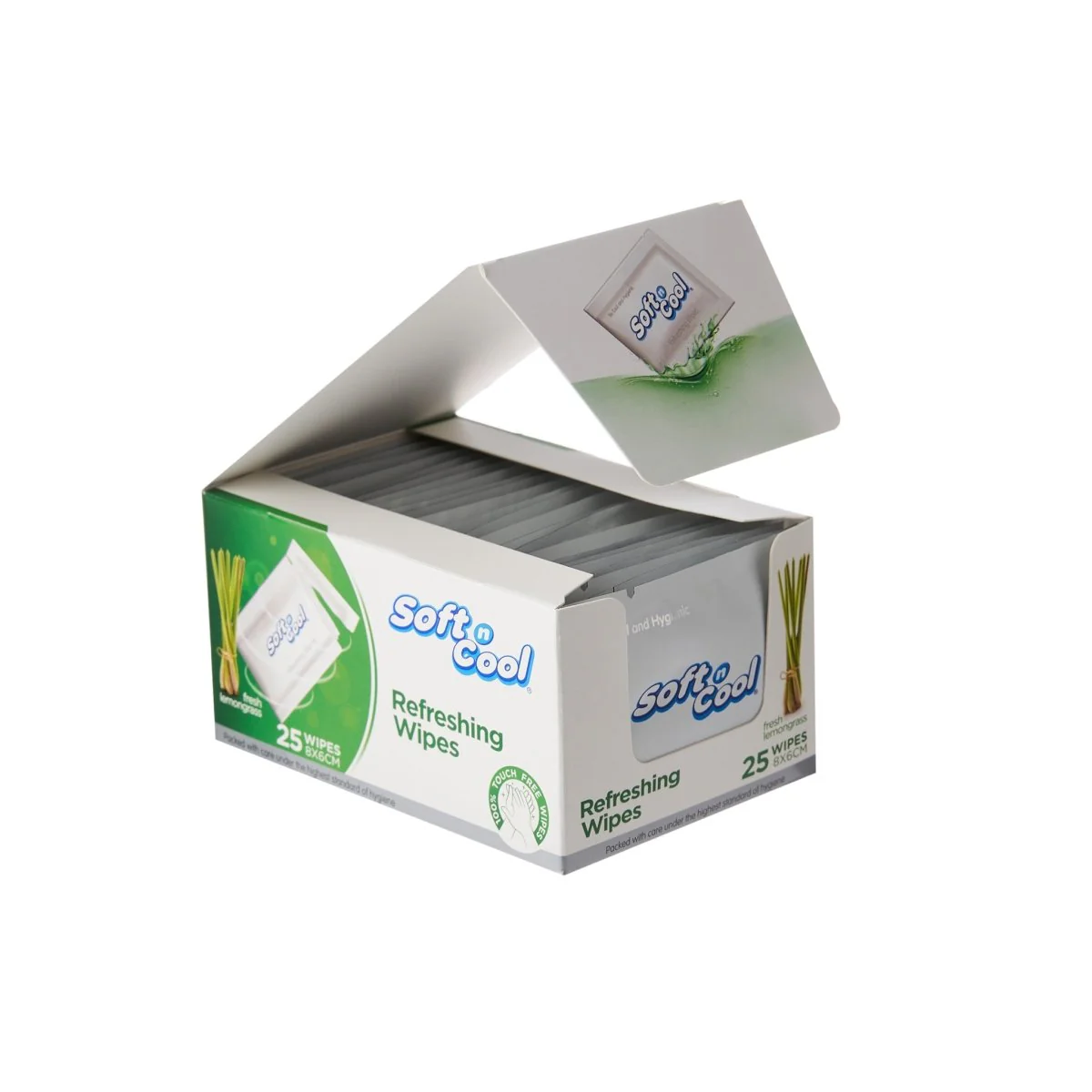 Soft n Cool Refreshing Wet Wipes Lemongrass Fragrance - Image 14