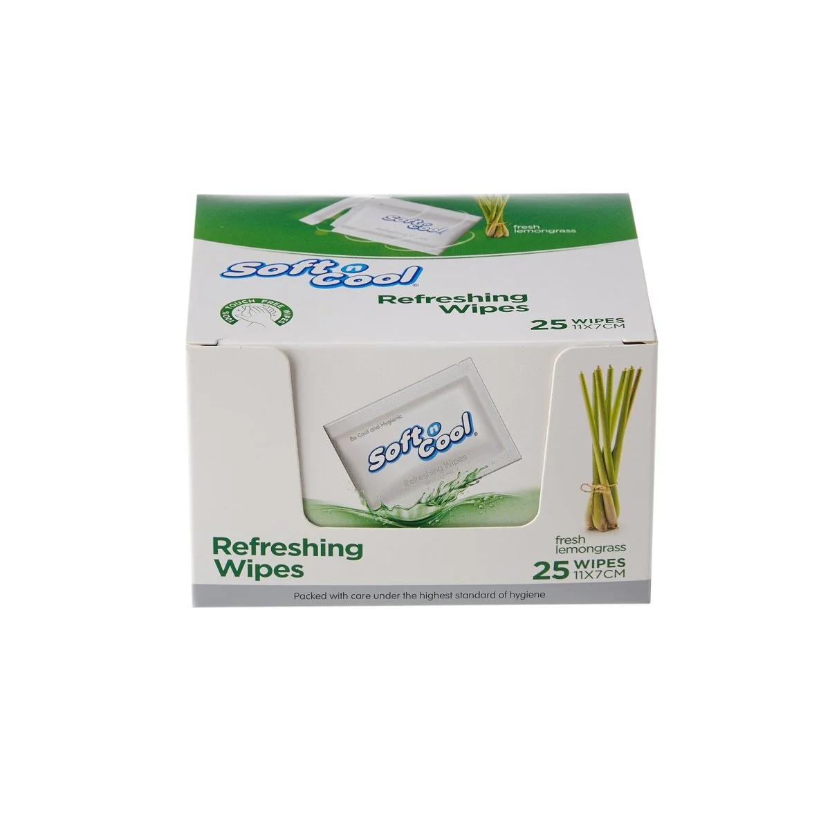 Soft n Cool Refreshing Wet Wipes Lemongrass Fragrance - Image 2