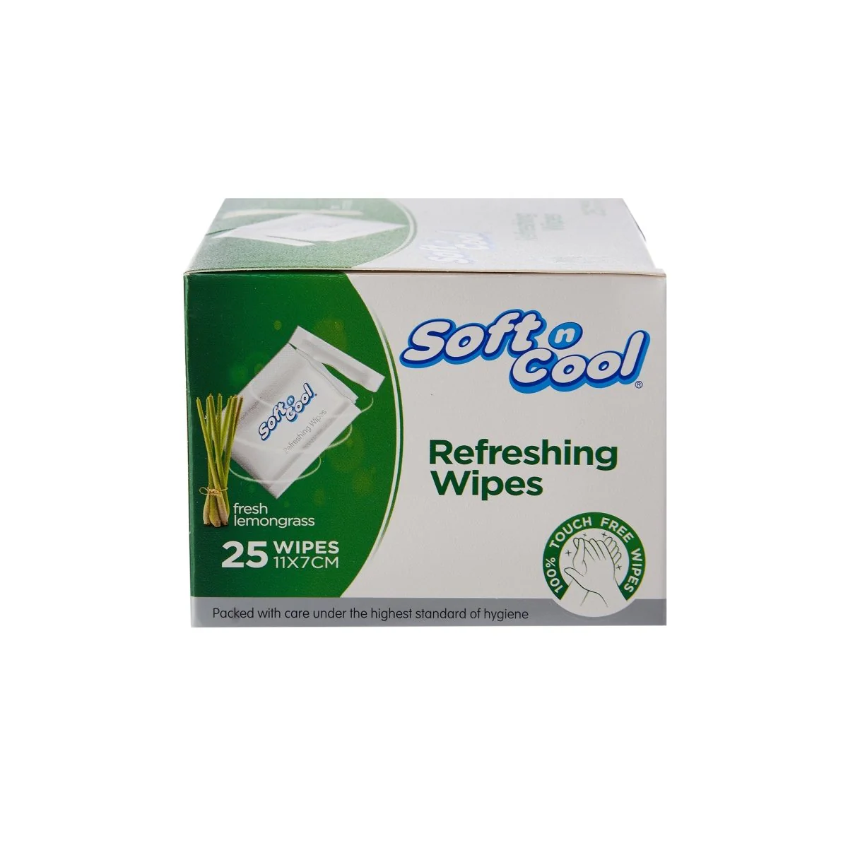 Soft n Cool Refreshing Wet Wipes Lemongrass Fragrance - Image 3