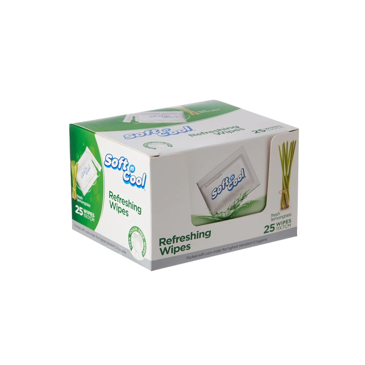 Soft n Cool Refreshing Wet Wipes Lemongrass Fragrance - Image 5