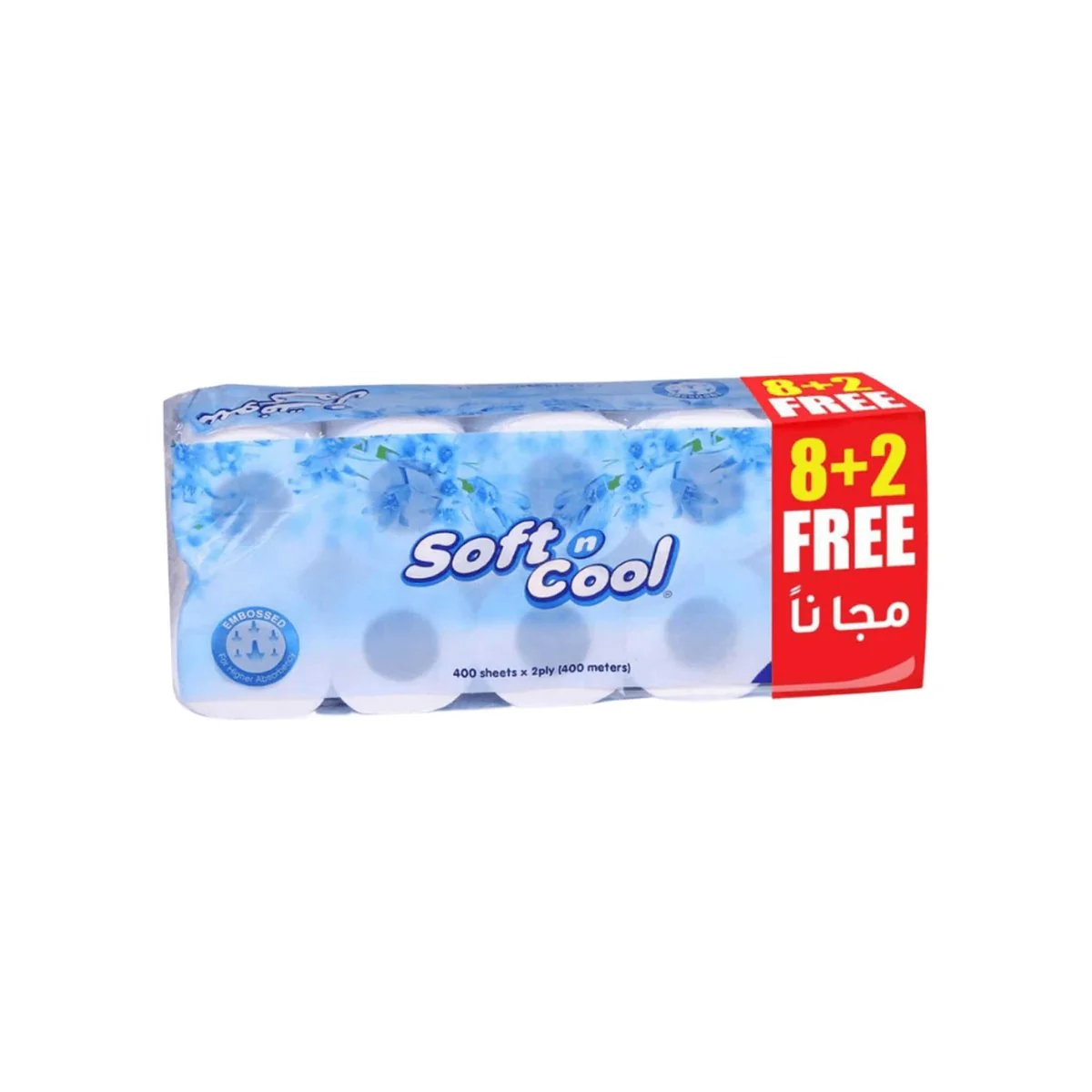 Soft n Cool Toilet Rolls 400 Sheets x 2 Ply - Image 3
