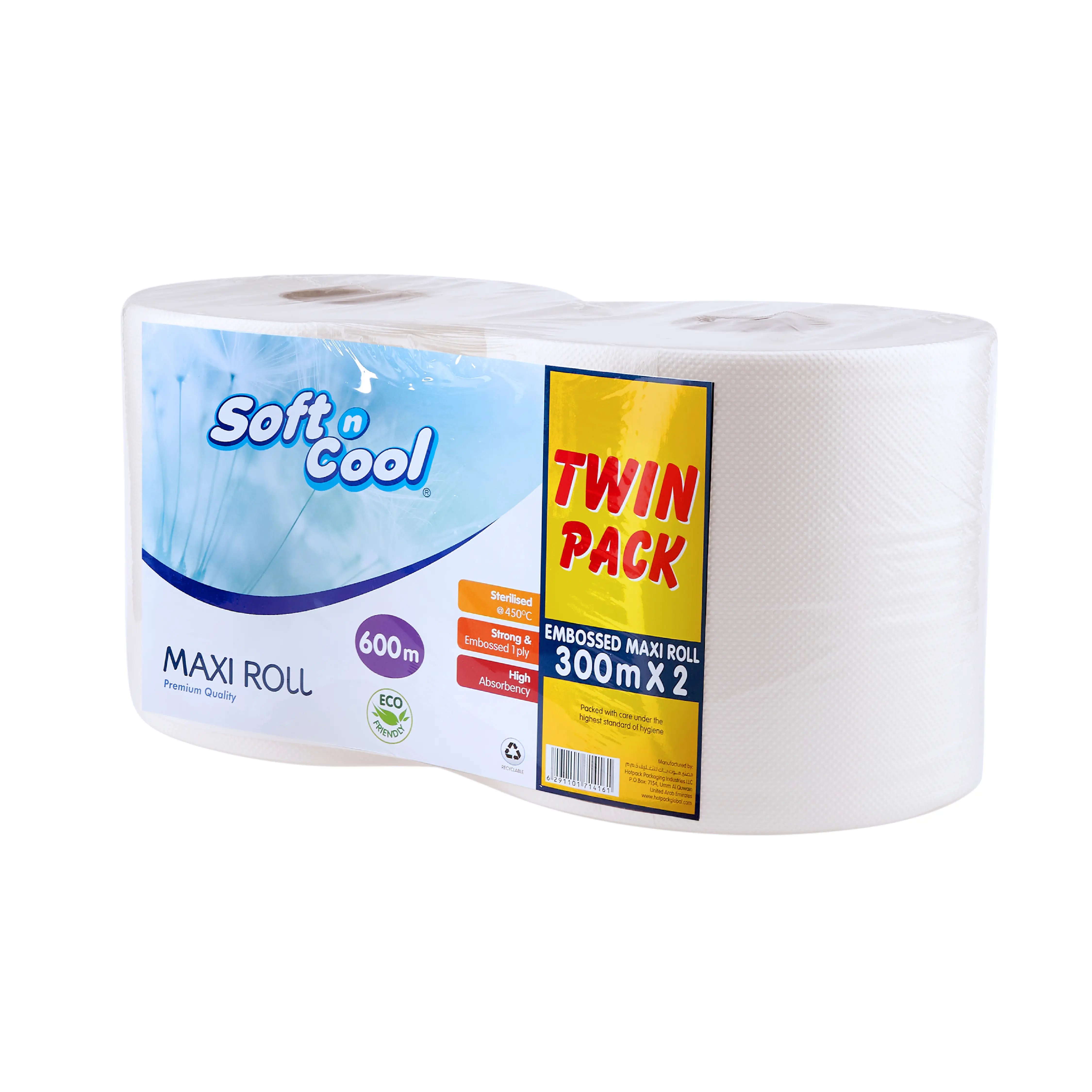 Soft n Cool Twin Pack Maxi Roll 300 Meter - Image 11