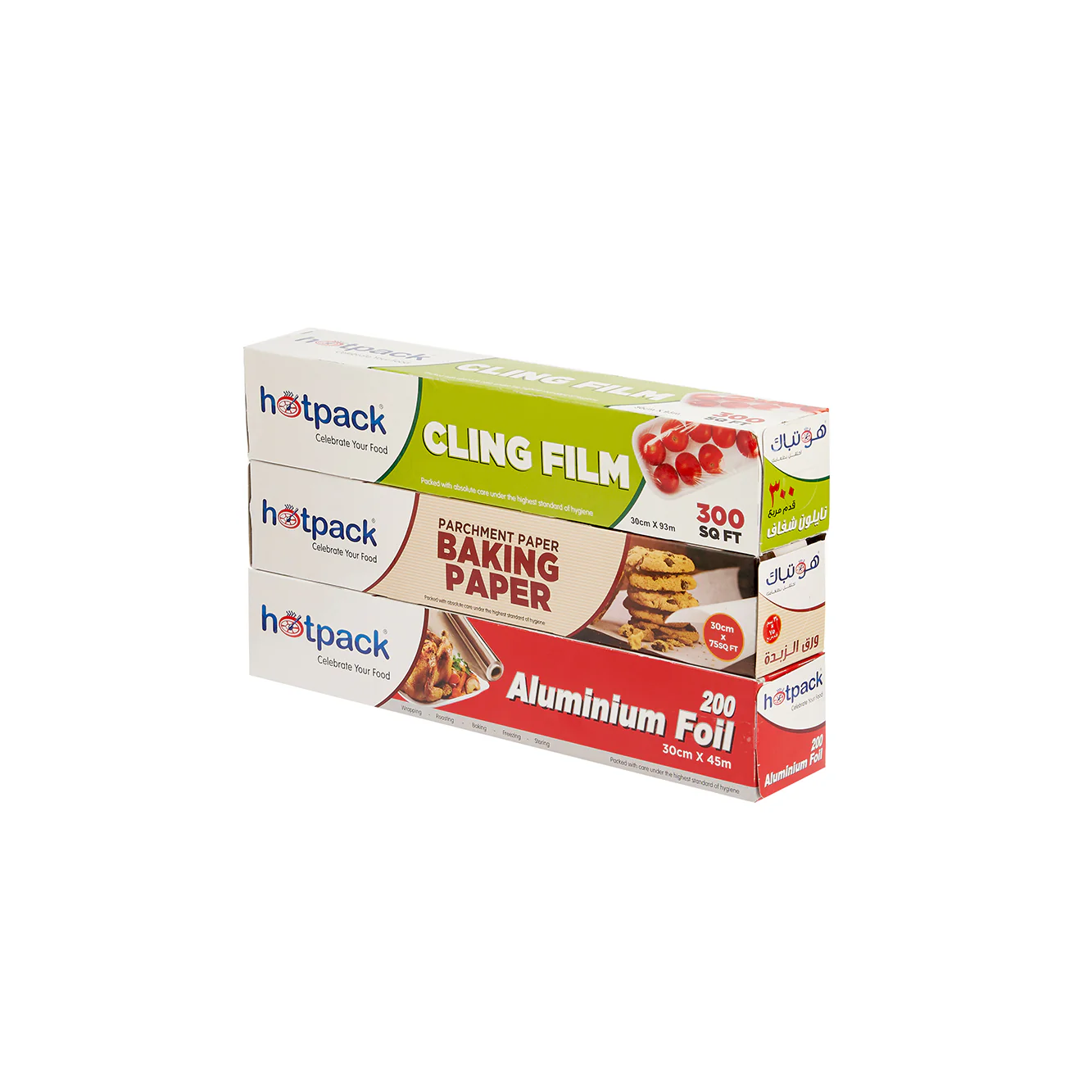 Special Offer Cling Film + Baking Paper + Aluminum Foil Roll Combo Pack - Image 2
