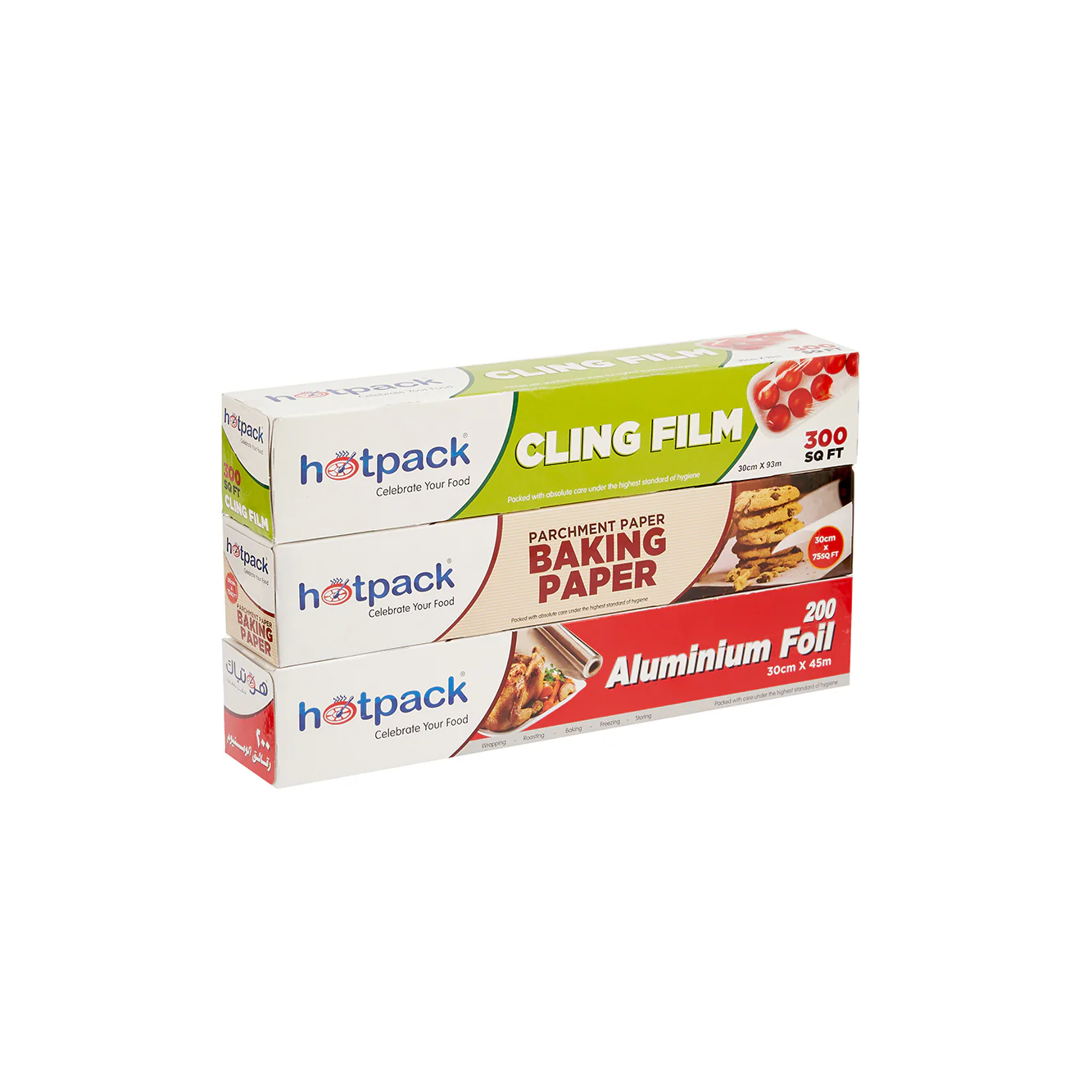 Special Offer Cling Film + Baking Paper + Aluminum Foil Roll Combo Pack - Image 3