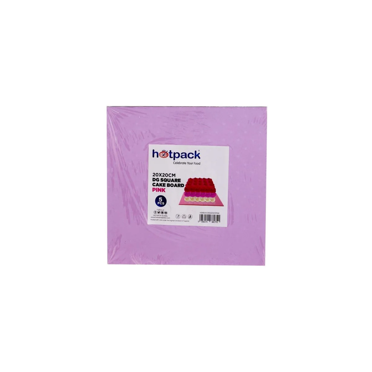 Square Cake Board 5 Pieces - Image 36