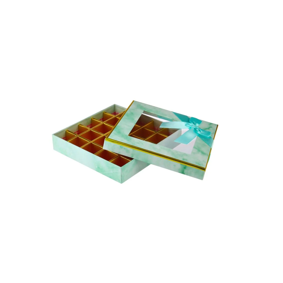 Square Chocolate Gift Box 25 Division - 1 Piece - Image 15