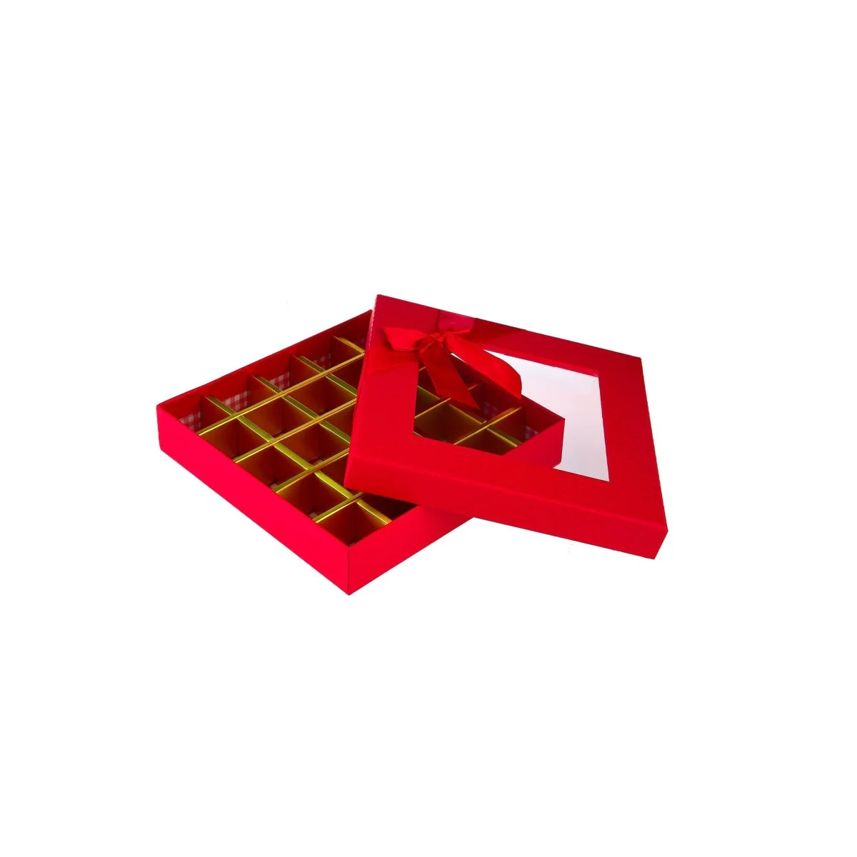 Square Chocolate Gift Box 25 Division - 1 Piece - Image 21