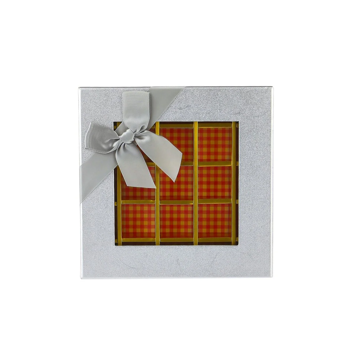 Square Chocolate Gift Box 25 Division - 1 Piece - Image 5