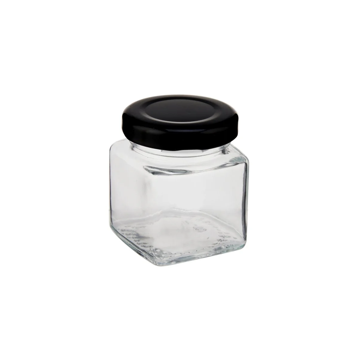 Square Glass Jar - Image 2