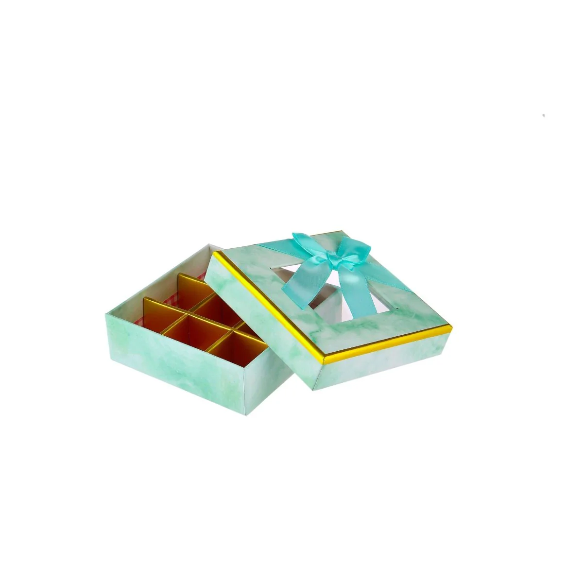 Square Shape Chocolate Gift Box 09 Division - 1 Piece - Image 10