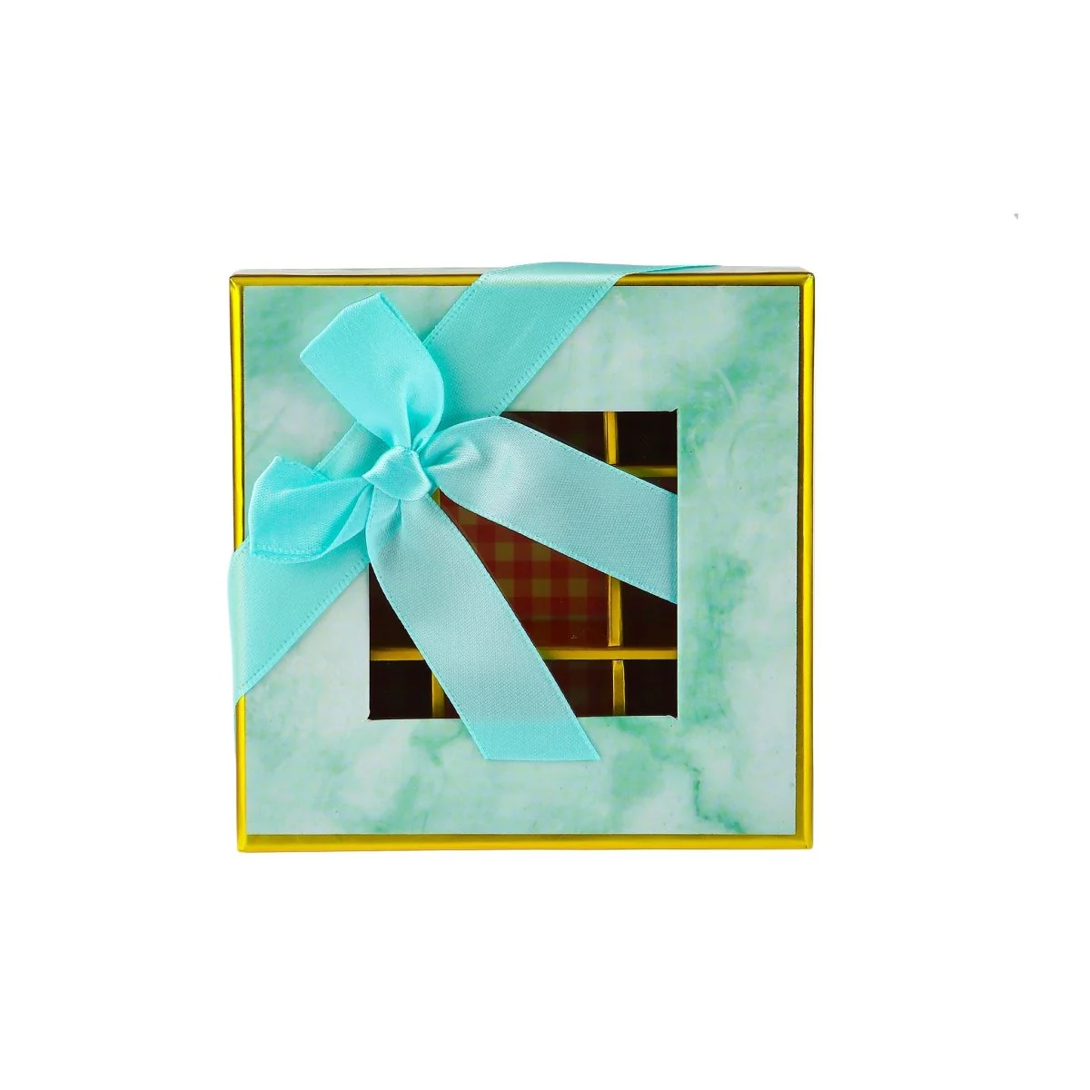 Square Shape Chocolate Gift Box 09 Division - 1 Piece - Image 9