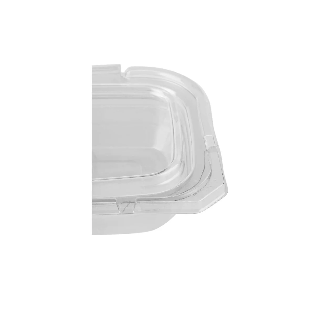 Tamper Evident Square Clear PET Container - Image 19
