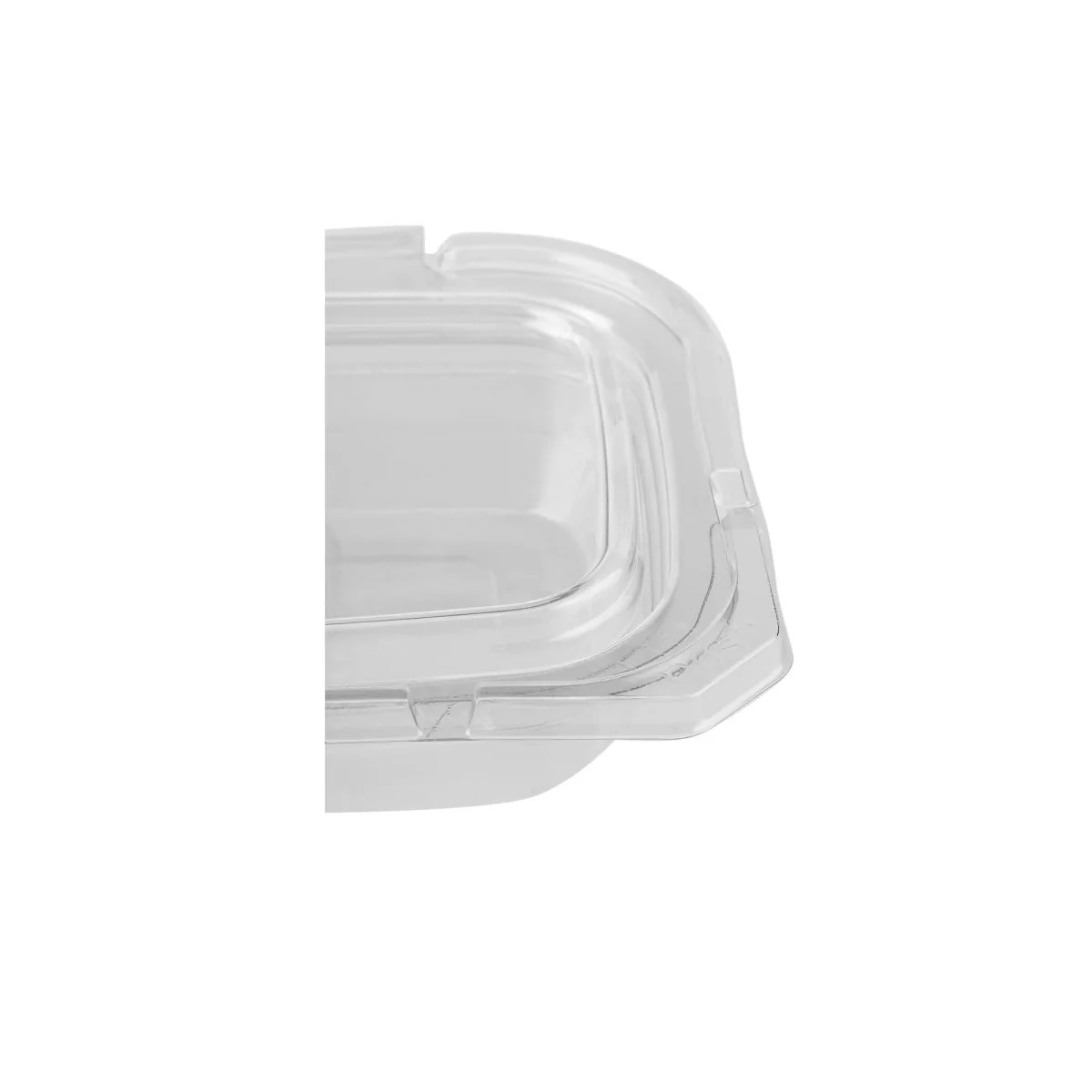 Tamper Evident Square Clear PET Container - Image 7