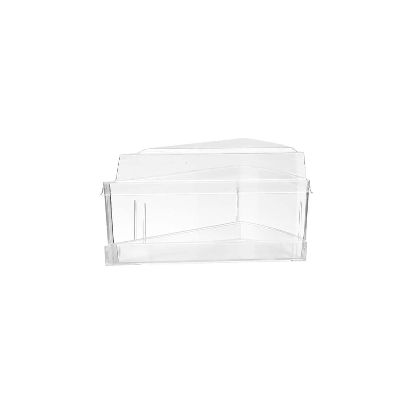 Triangle Clear Dessert Cup With Lid - Image 7