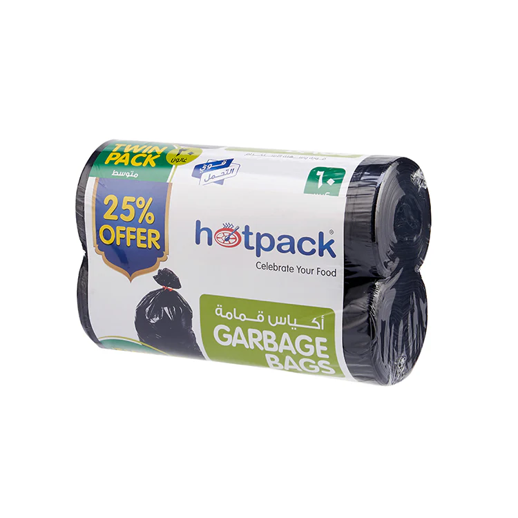Twin Pack Garbage Roll Black 65x95cm 30 Gallon 25 % off - Image 3
