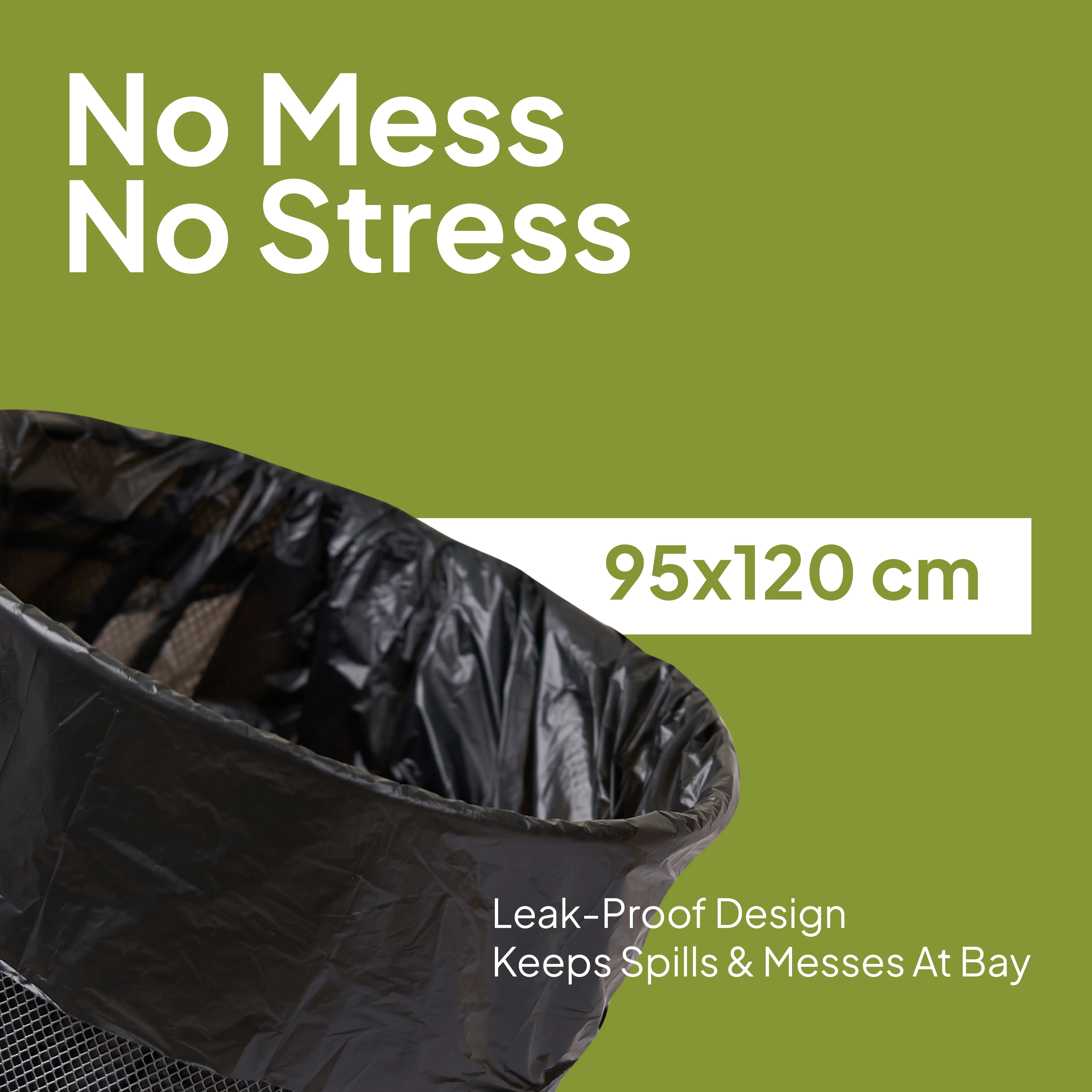 Twin Pack Heavy Duty Garbage Roll Black - 60 Gallons - Image 8