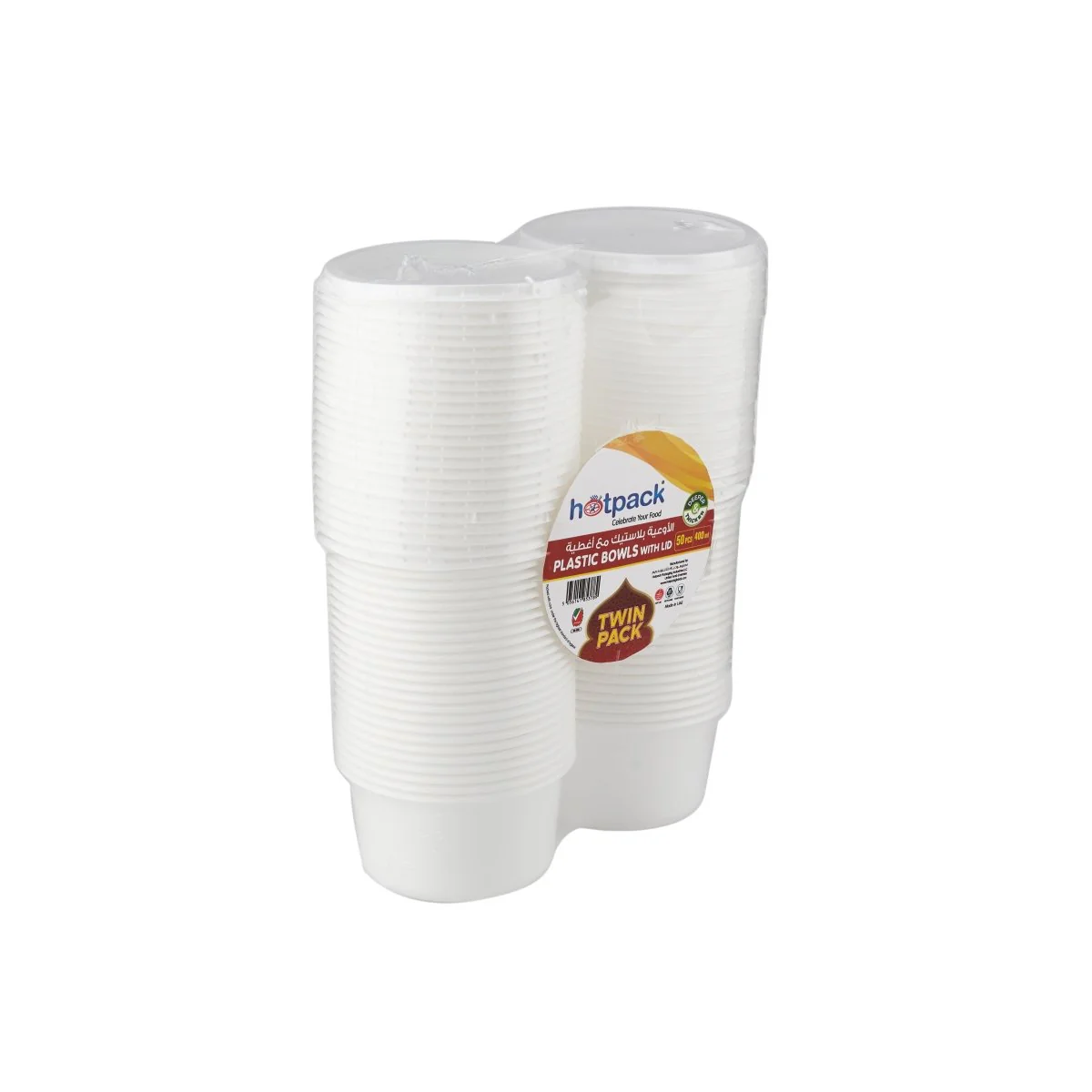 Twin Pack Plastic Bowl With Lid - Image 7
