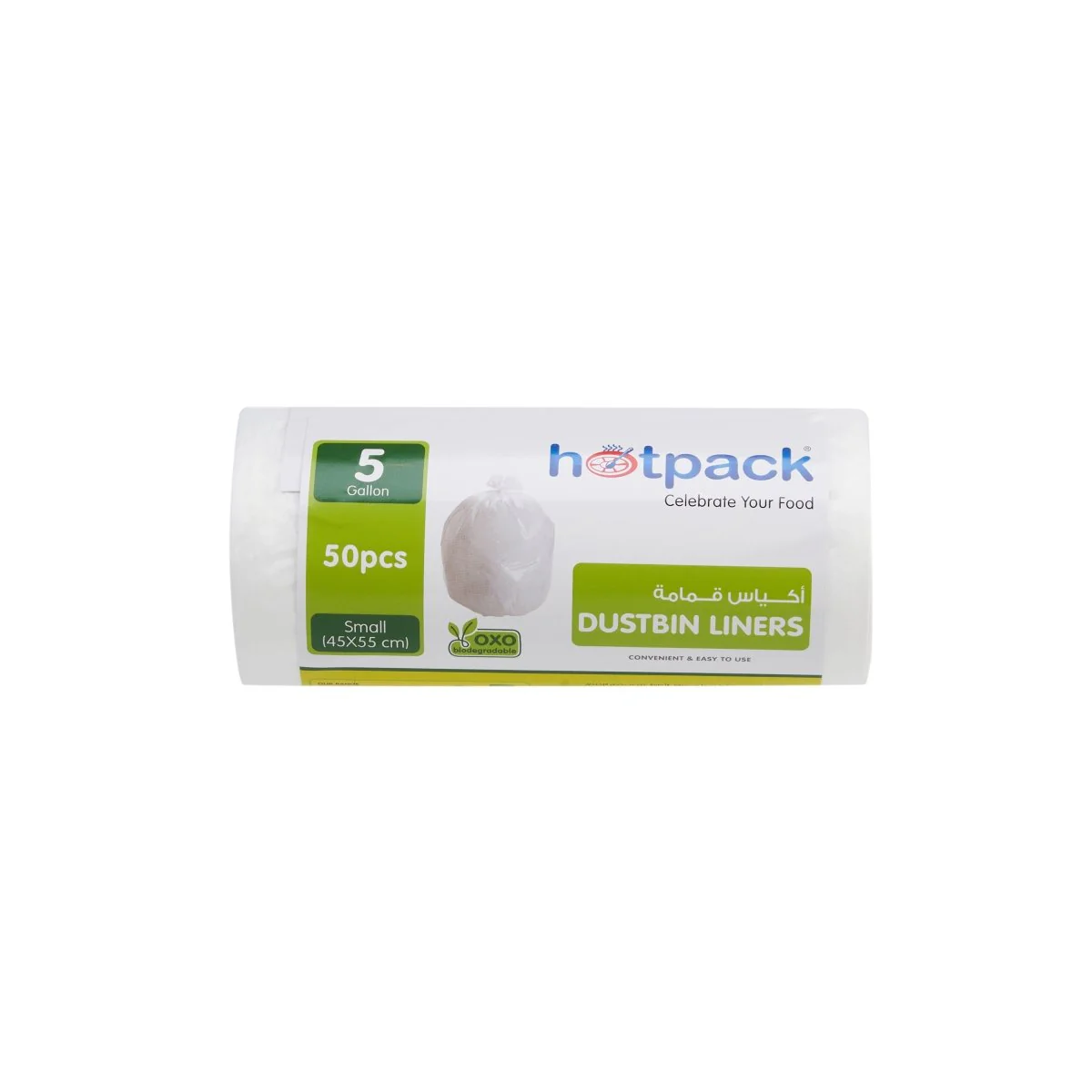 White Dust Bin Bag Roll
