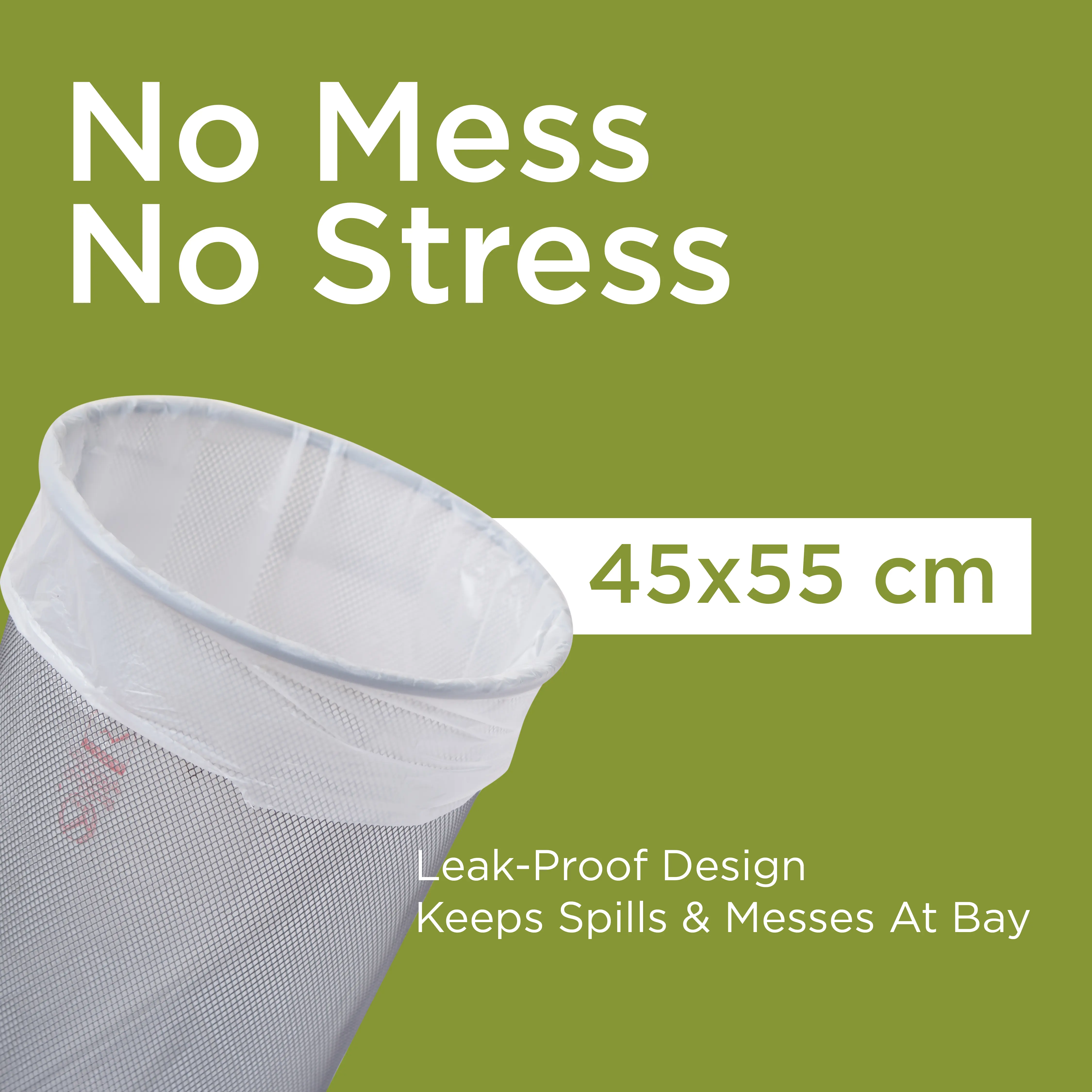 White Dust Bin Bag Roll - Image 10