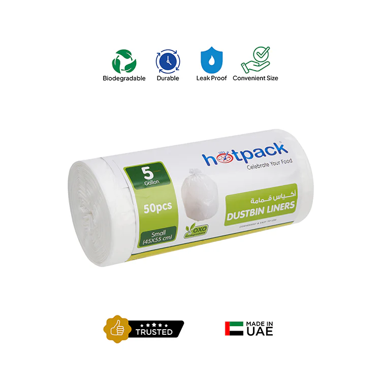 White Dust Bin Bag Roll - Image 3