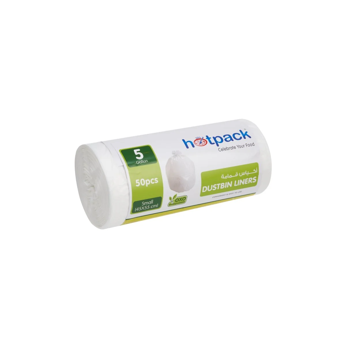 White Dust Bin Bag Roll - Image 6