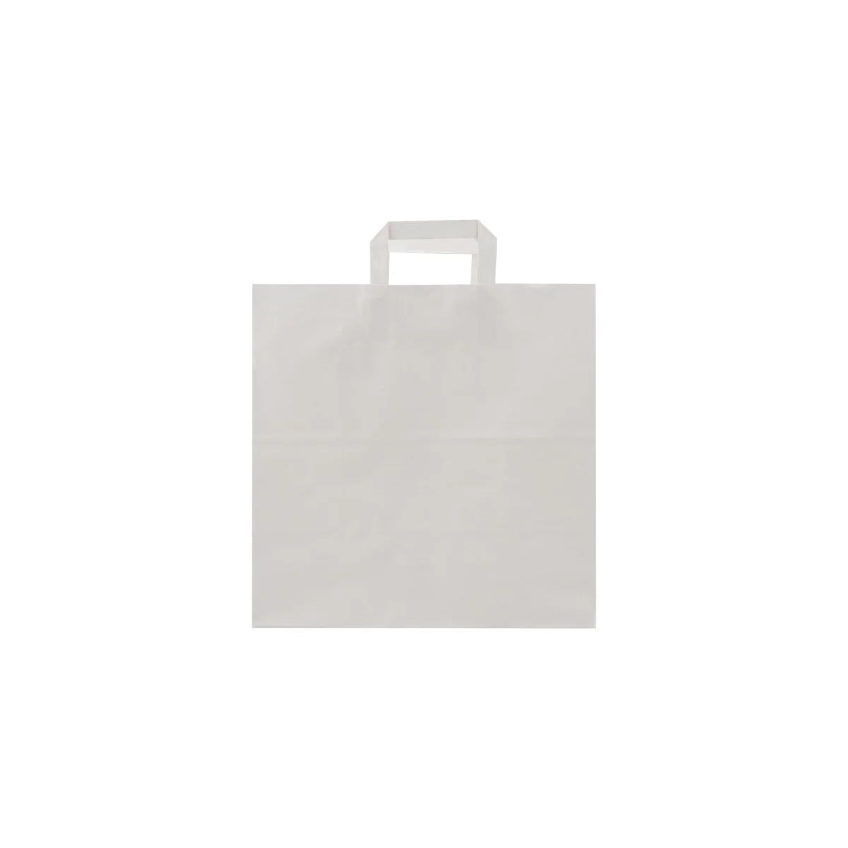 White Flat Handle Paper Bag - Image 17