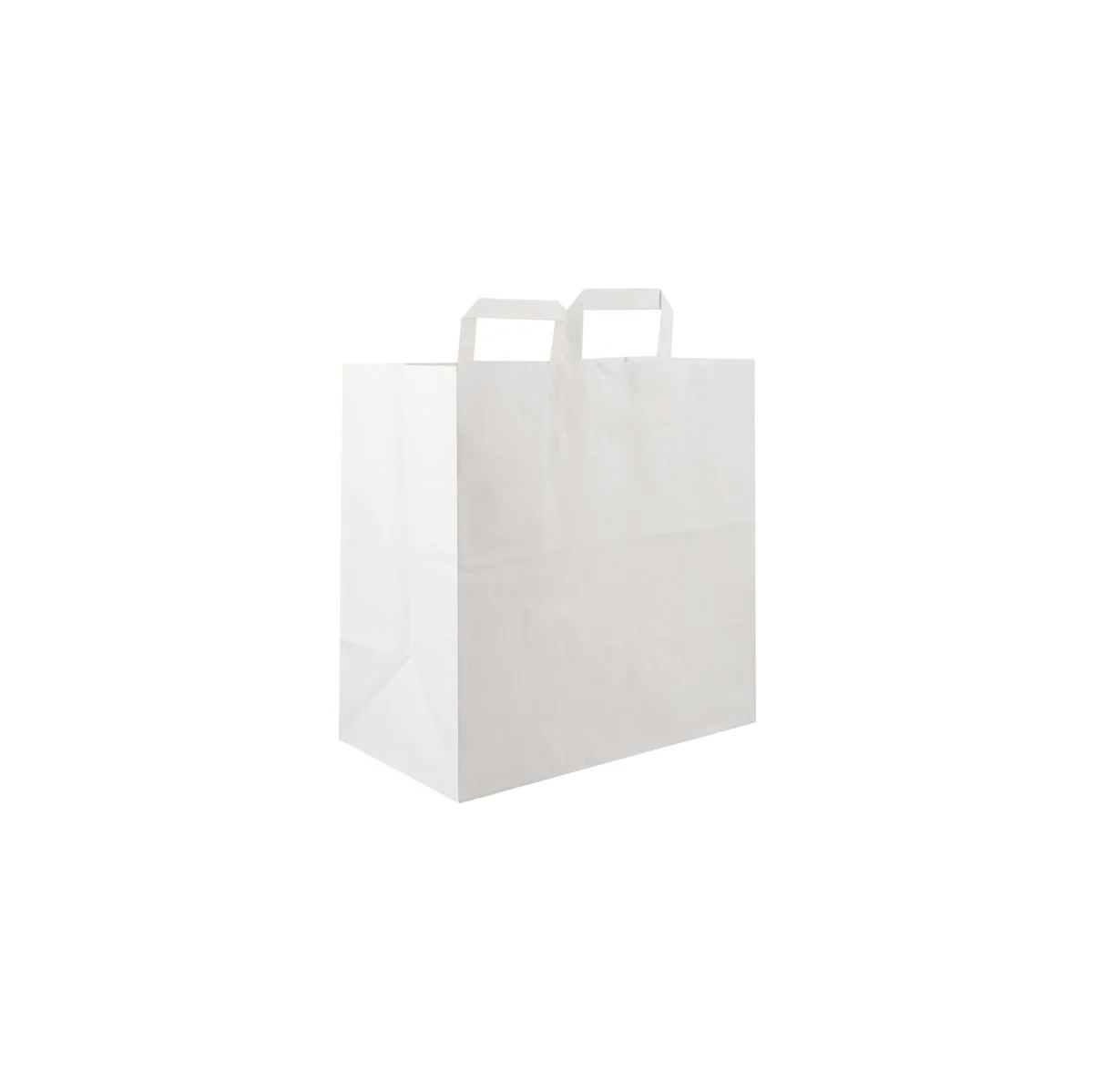 White Flat Handle Paper Bag - Image 18