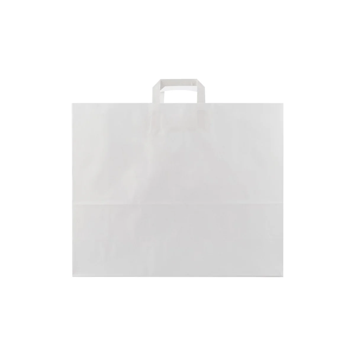 White Flat Handle Paper Bag - Image 26