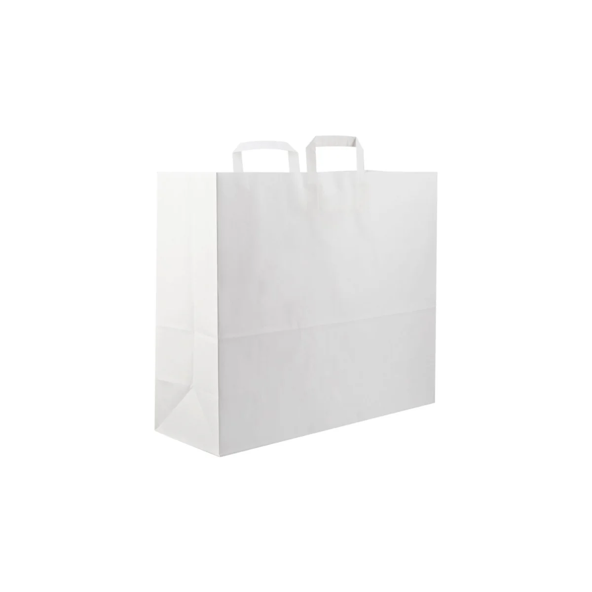White Flat Handle Paper Bag - Image 27