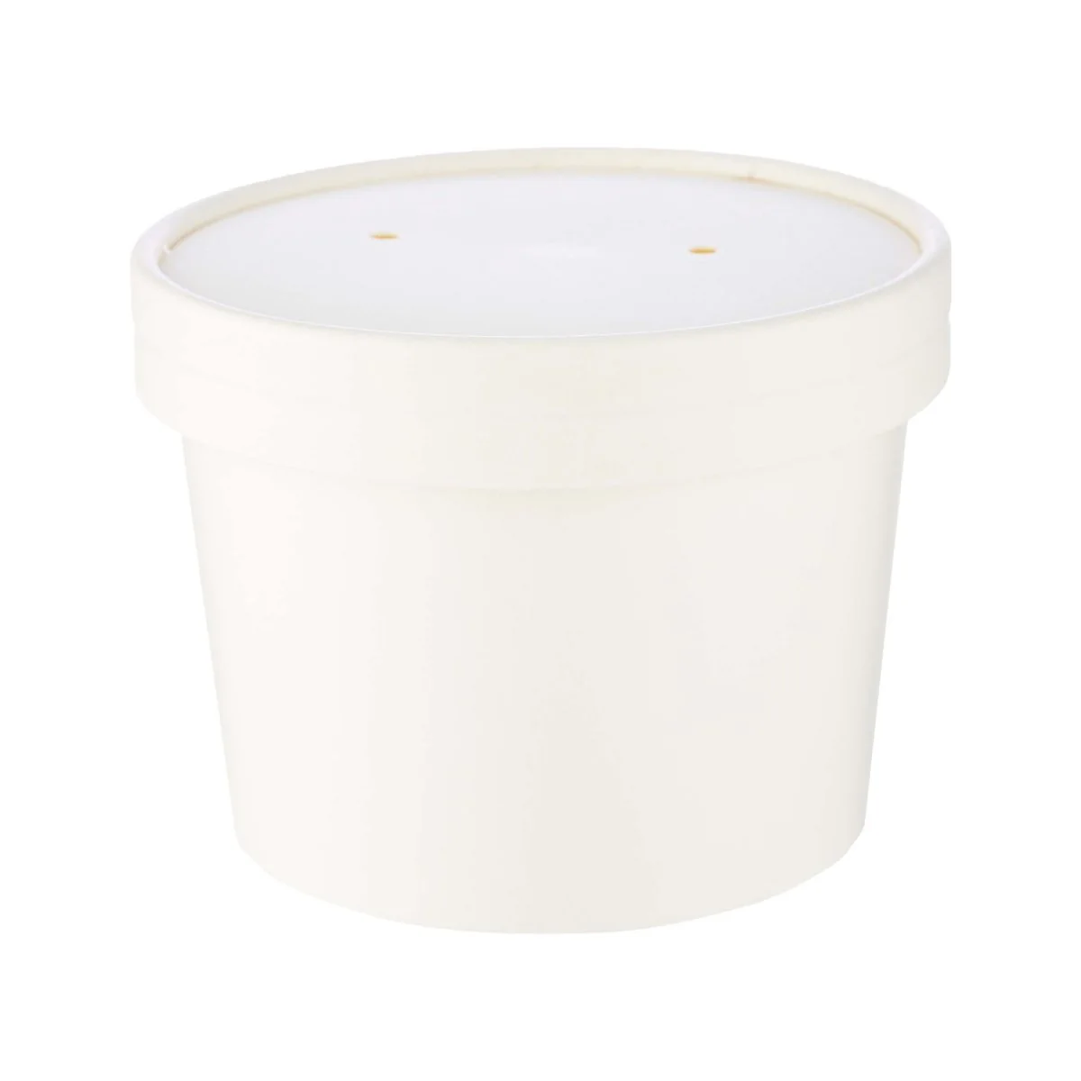 White Paper Noodle Bowl with Paper Lid - Image 10