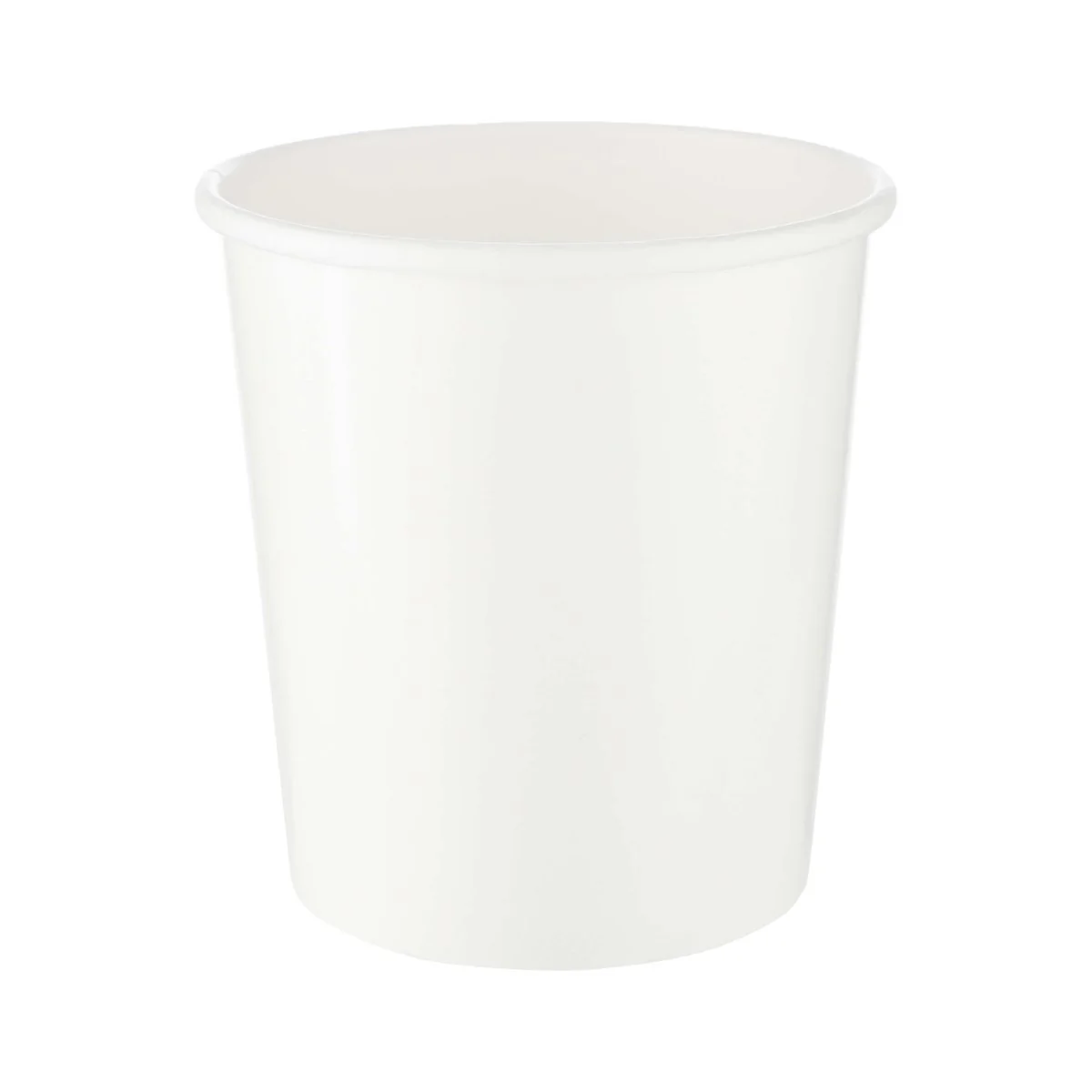 White Paper Noodle Bowl with Paper Lid - Image 14