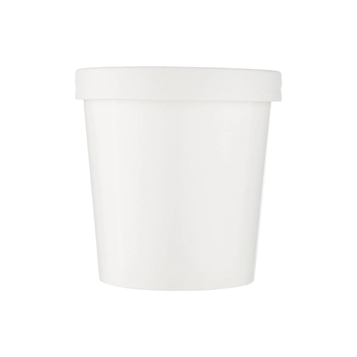 White Paper Noodle Bowl with Paper Lid - Image 18