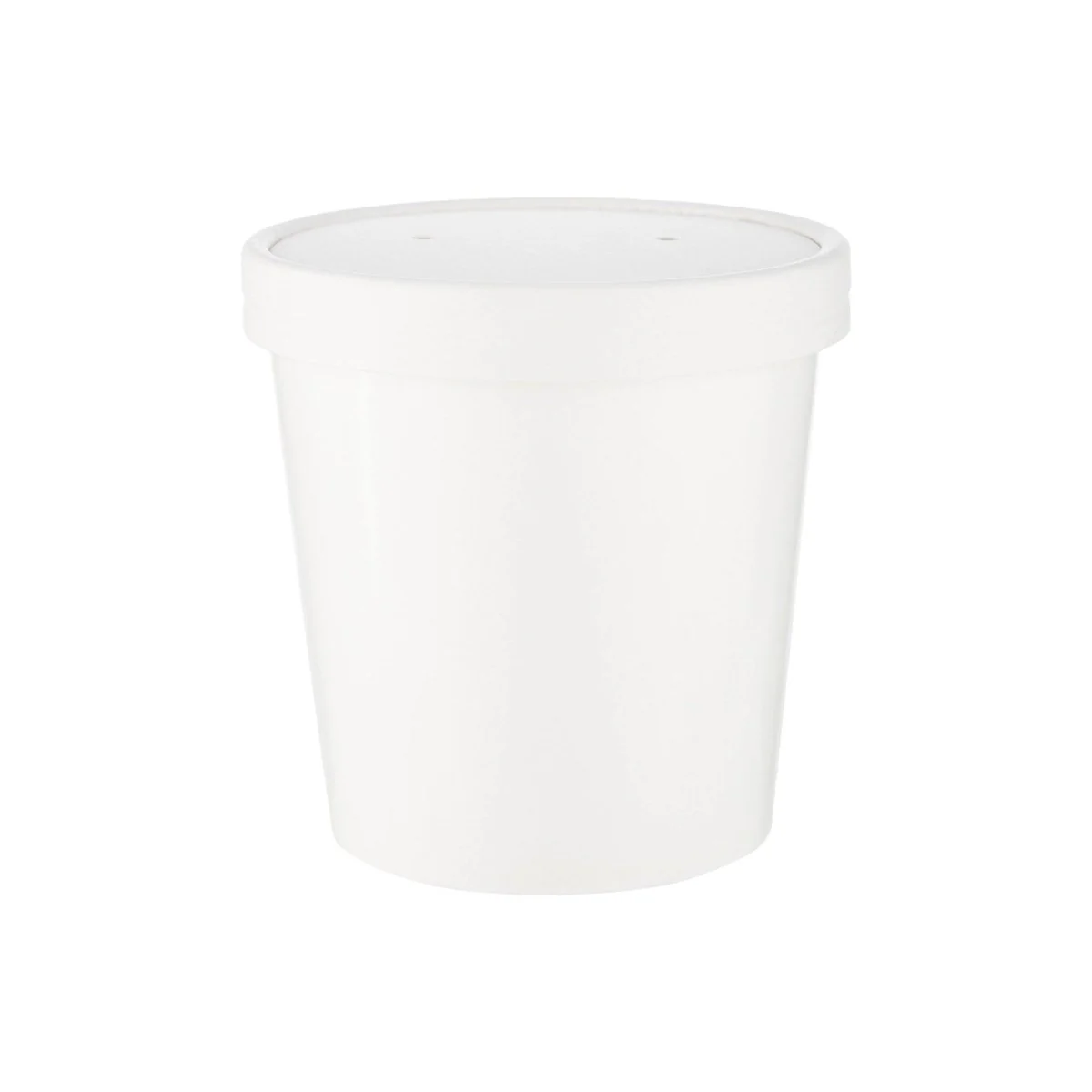 White Paper Noodle Bowl with Paper Lid - Image 19