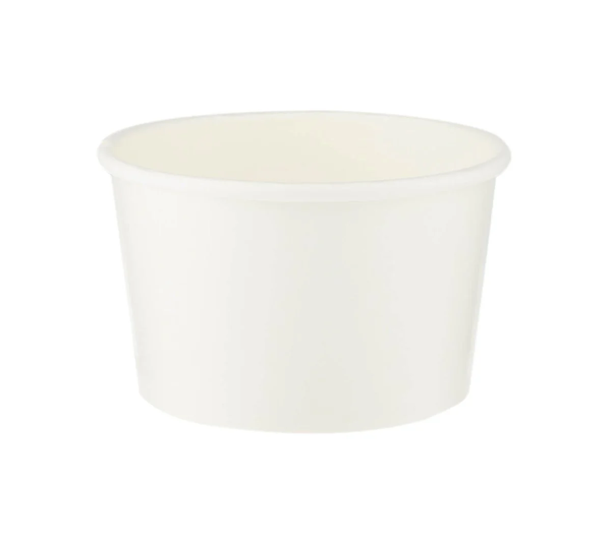 White Paper Noodle Bowl with Paper Lid - Image 4