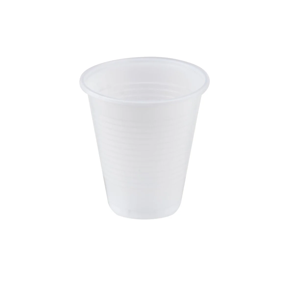 White Plastic Drinking Cup - Image 4