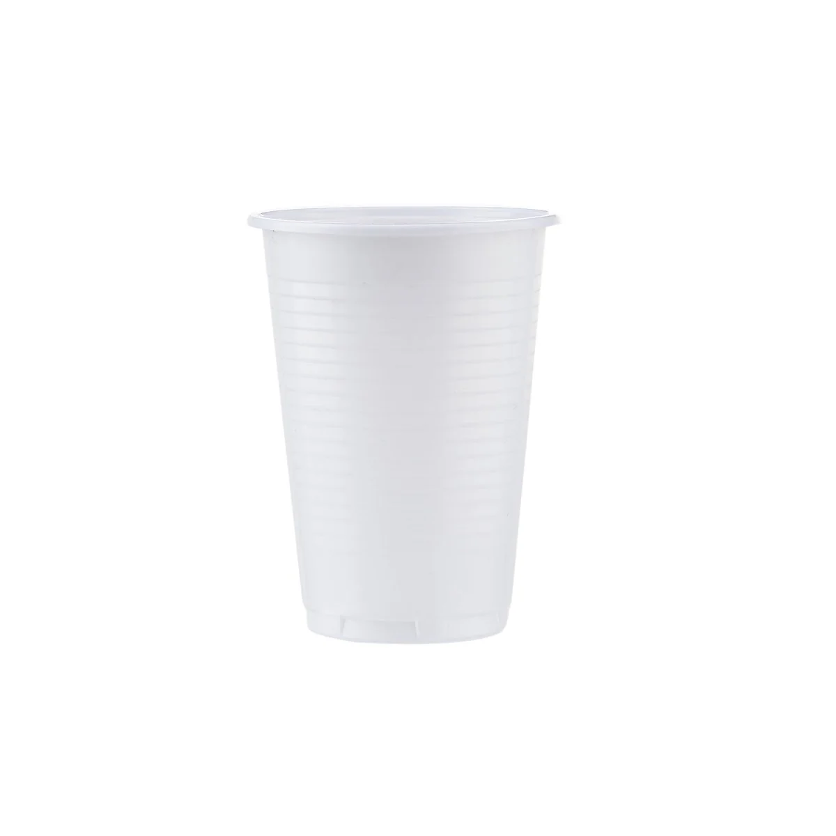 White Plastic Drinking Cup - Image 8