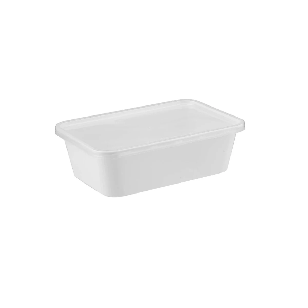 White Rectangle Microwave Container - Image 12