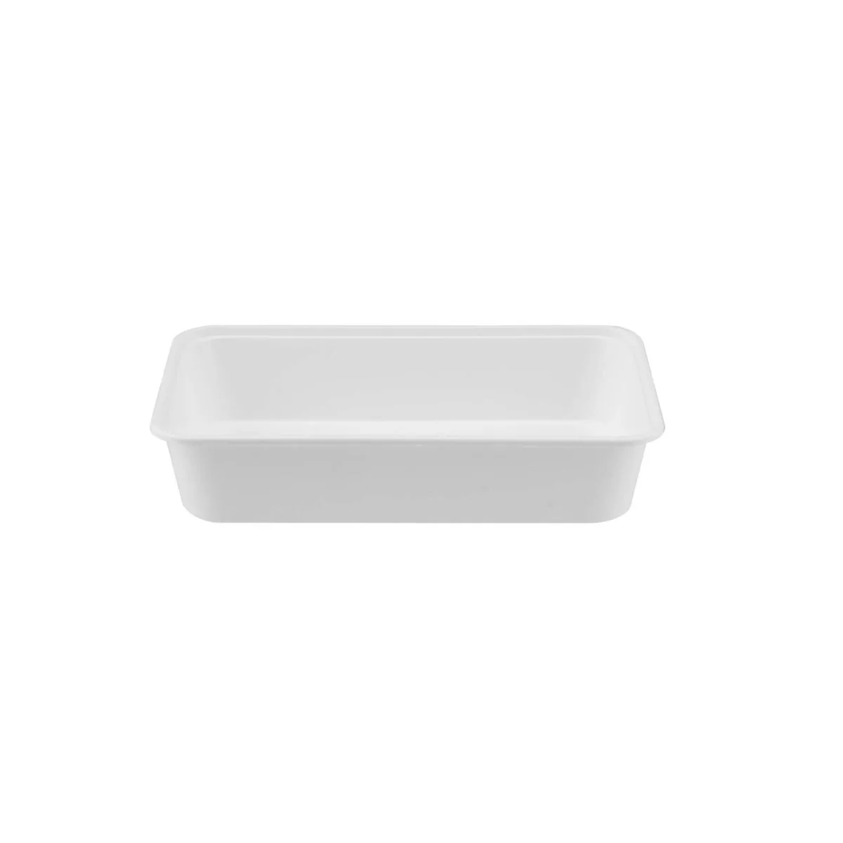 White Rectangle Microwave Container - Image 3