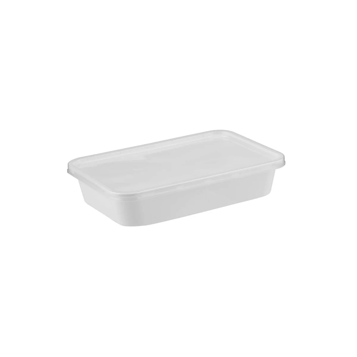 White Rectangle Microwave Container - Image 4