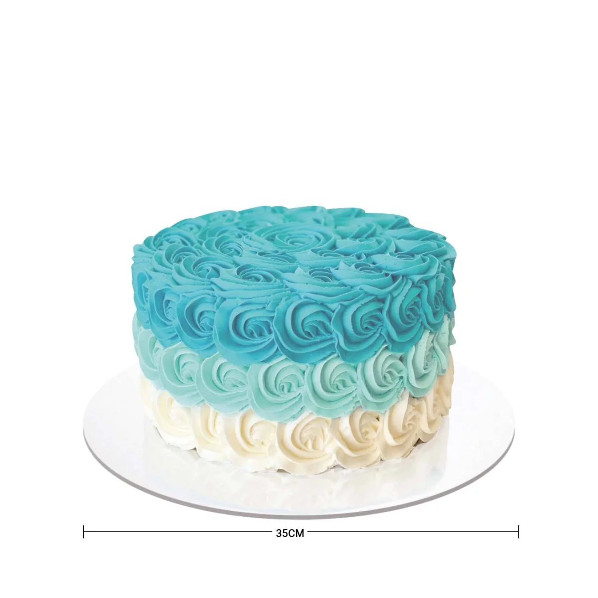 White Round Cake Board 5 Pieces - Image 2