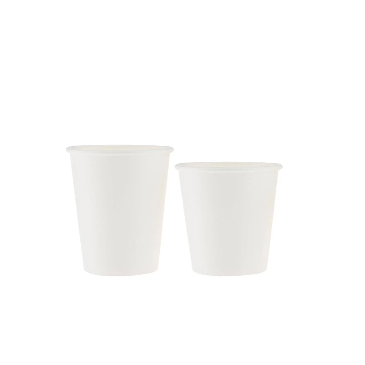White Single Wall Paper Cups - 7 oz & 8 oz (500 Pieces Each)