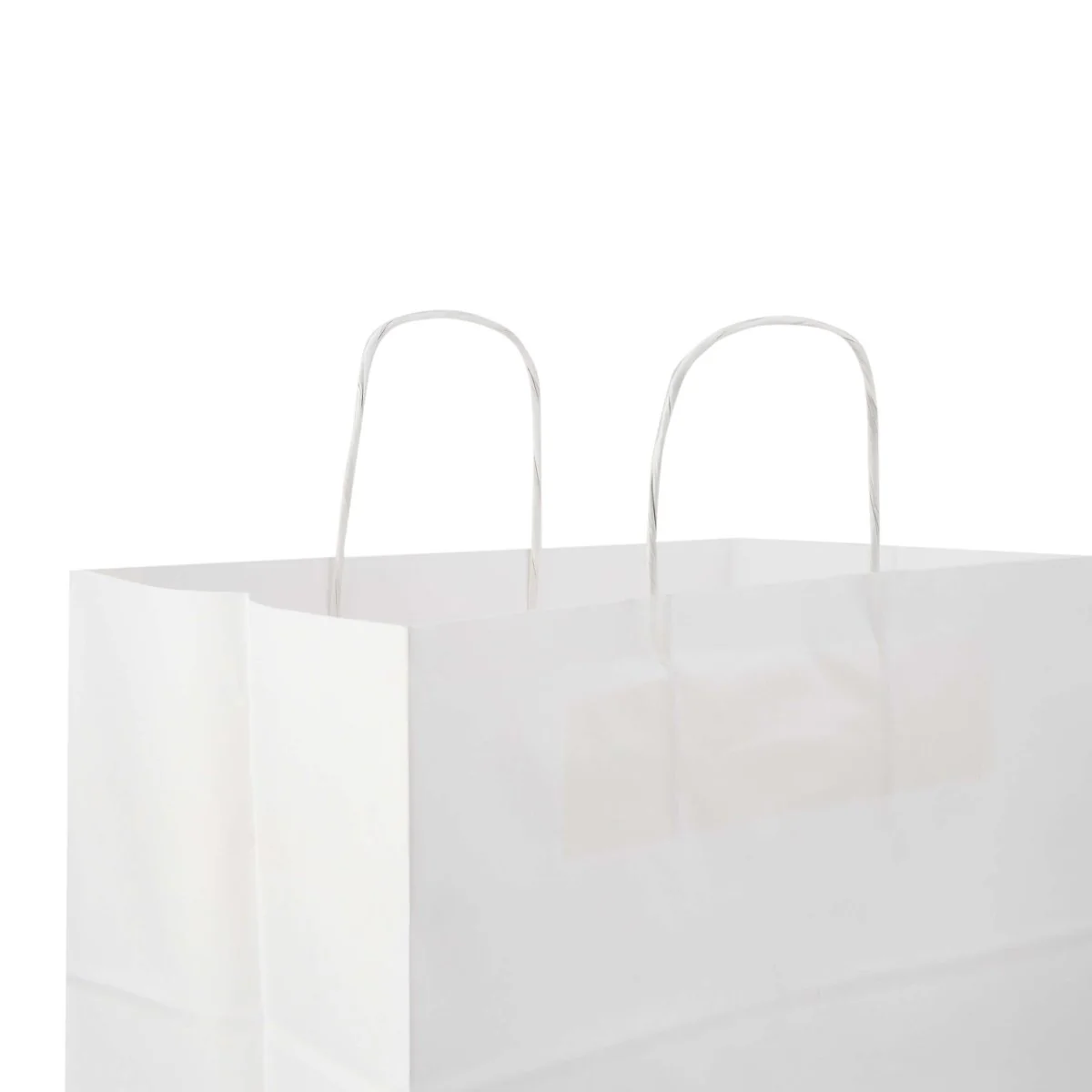 White Twisted Handle Paper Bag - Image 20