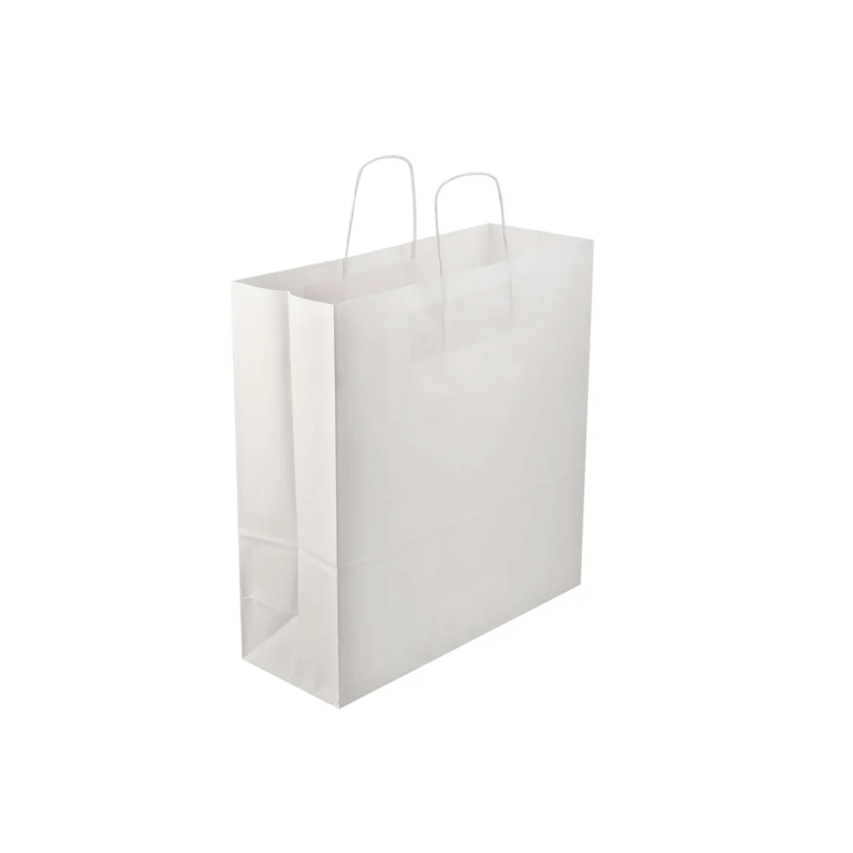 White Twisted Handle Paper Bag - Image 27