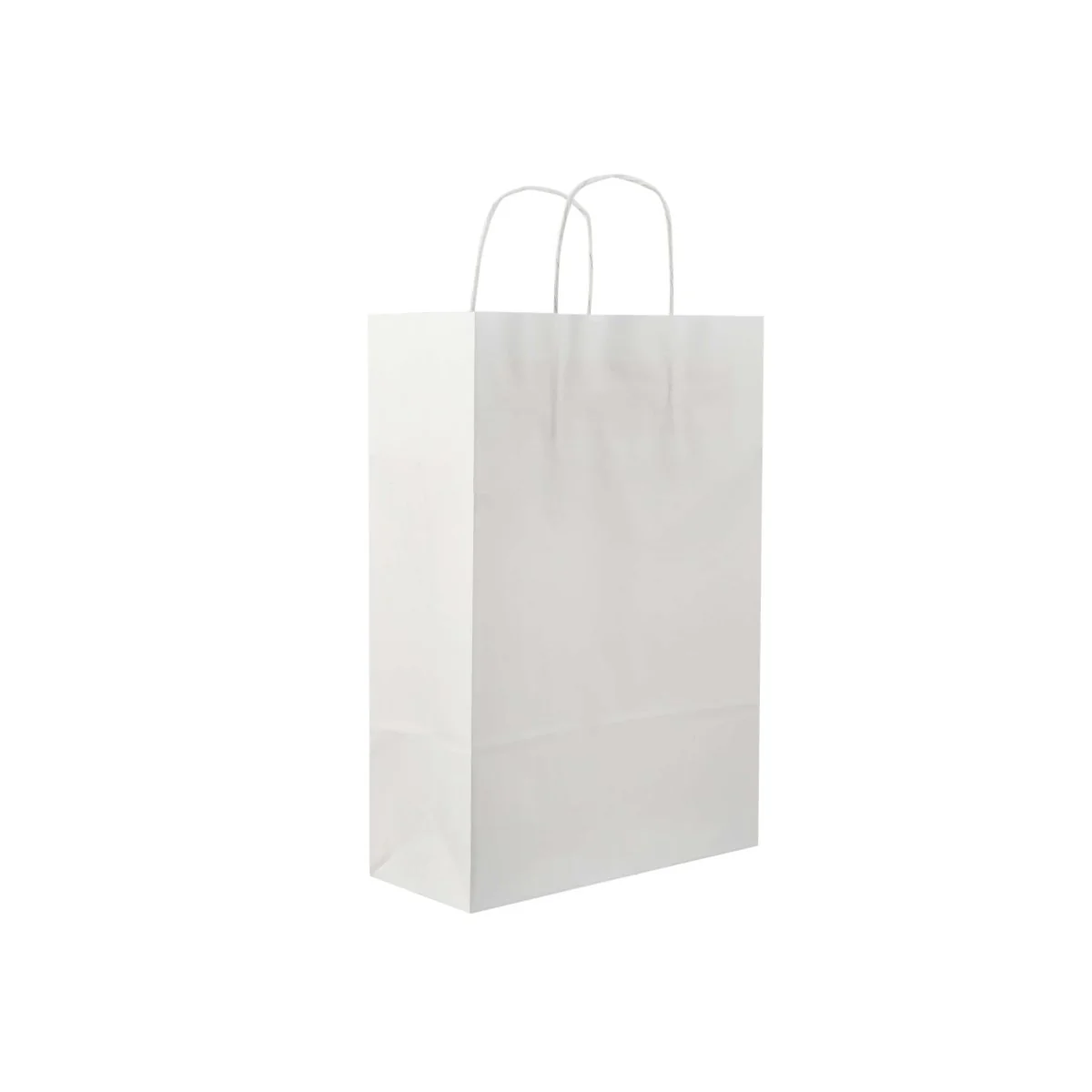 White Twisted Handle Paper Bag - Image 6