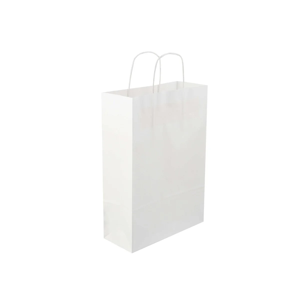 White Twisted Handle Paper Bag - Image 7